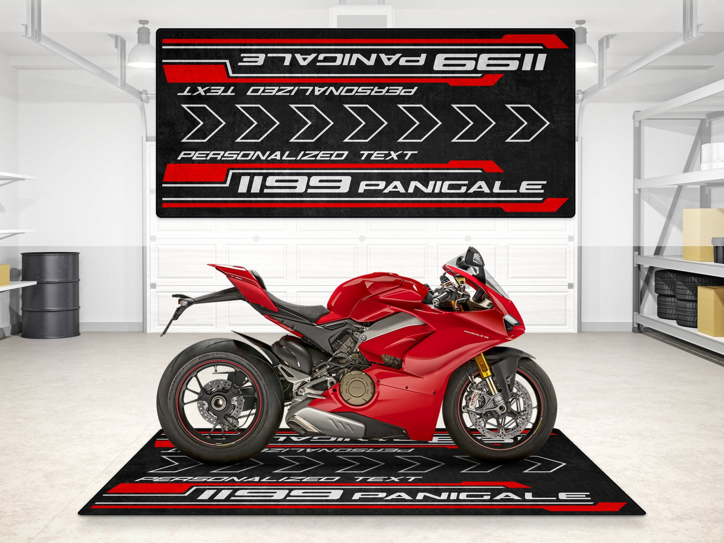 MPM Motorcycle Mat for Ducati 1199 Panigale - MM7182 - Howling Moto