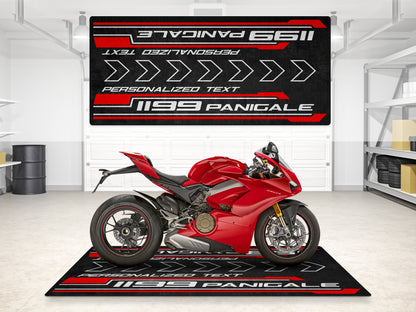MPM Motorcycle Mat for Ducati 1199 Panigale - MM7182 - Howling Moto
