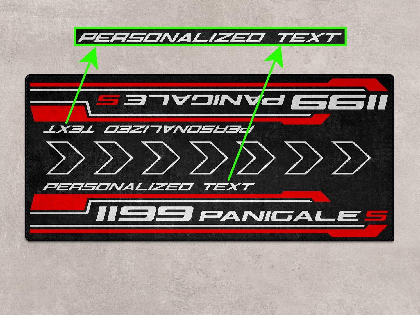 Designed Pit Mat for Ducati 1199 Panigale S Motorcycle - MM7183 - Howling Moto