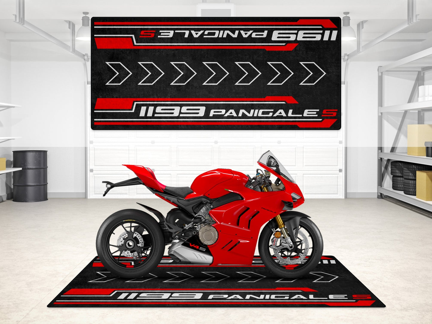MPM Motorcycle Mat for Ducati 1199 Panigale S - MM7183 - Howling Moto