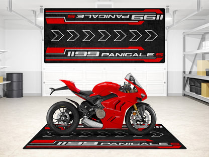 MPM Motorcycle Mat for Ducati 1199 Panigale S - MM7183 - Howling Moto