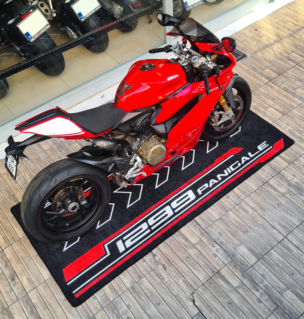 Designed Pit Mat for Ducati 1299 Panigale Motorcycle - MM7184 - Howling Moto