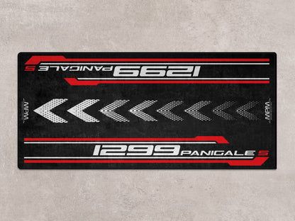 Designed Pit Mat for Ducati 1299 Panigale S Motorcycle - MM7185 - Howling Moto