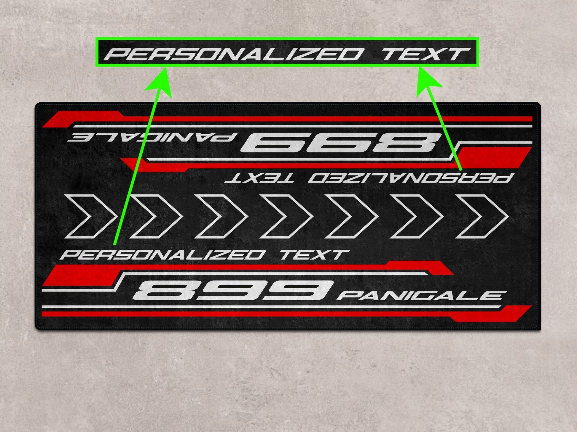 Designed Pit Mat for Ducati 899 Panigale Motorcycle - MM7171 - Howling Moto
