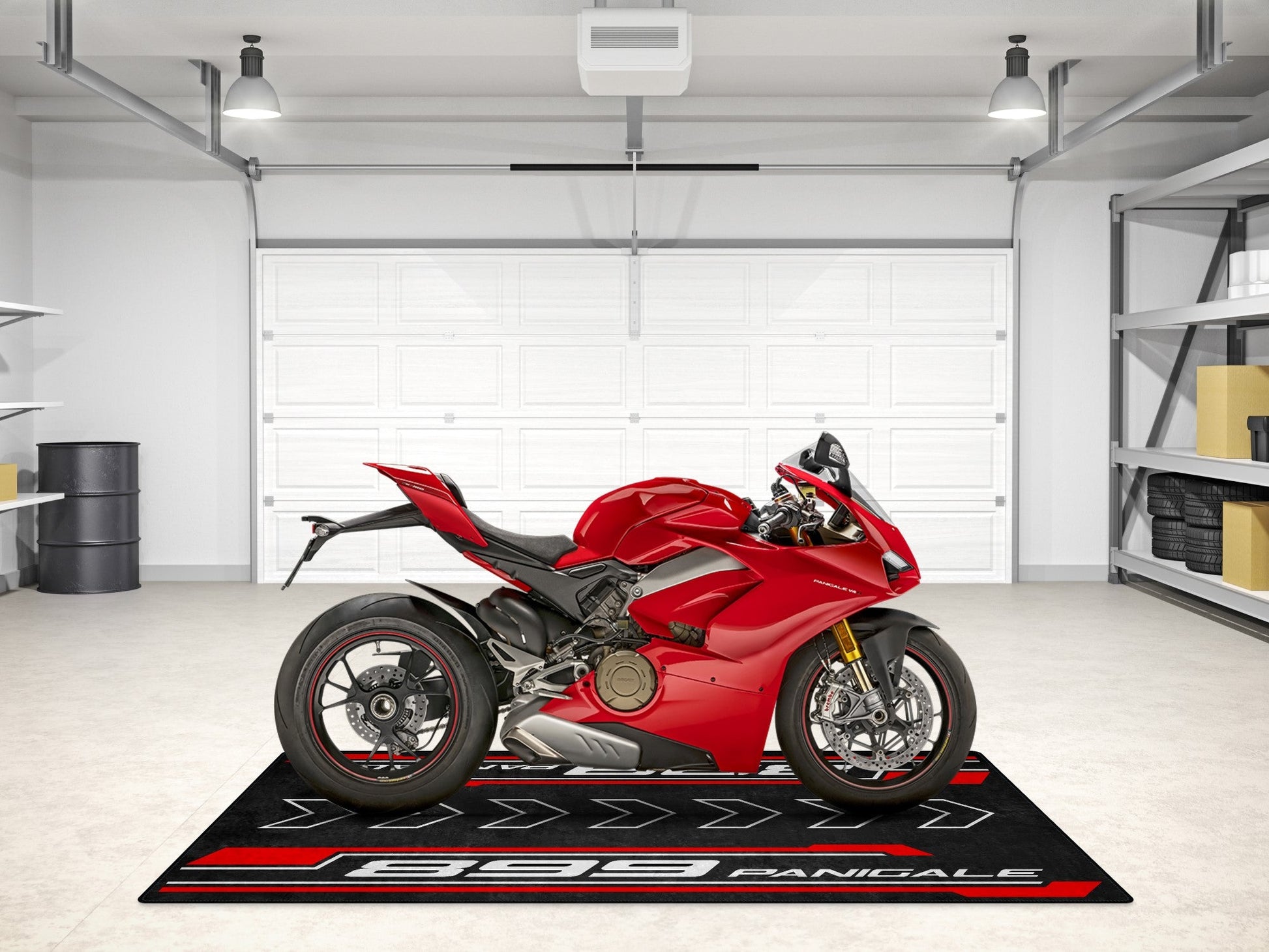 Designed Pit Mat for Ducati 899 Panigale Motorcycle - MM7171 - Howling Moto