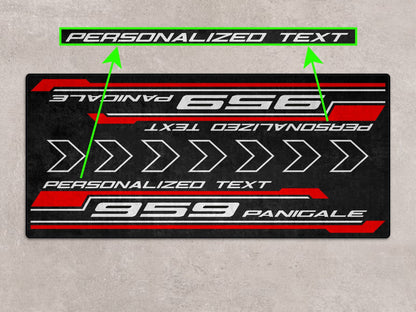 Designed Pit Mat for Ducati 959 Panigale Motorcycle - MM7172 - Howling Moto