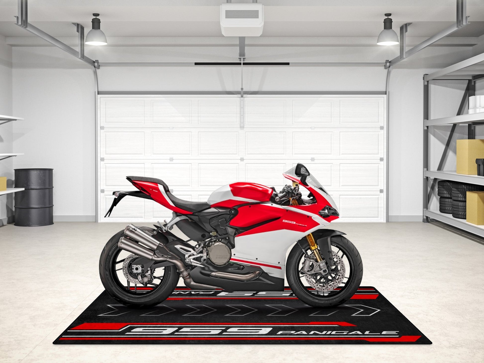 Designed Pit Mat for Ducati 959 Panigale Motorcycle - MM7172 - Howling Moto