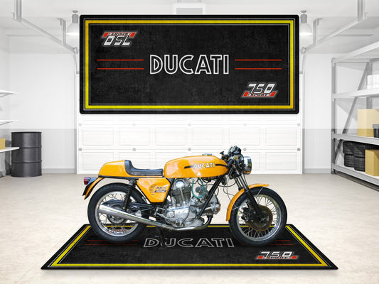 MPM Motorcycle Mat for Ducati Classic 750 Sport - MM7223 - Howling Moto