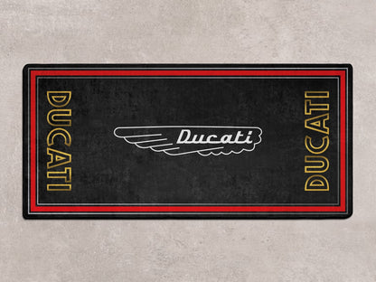 Designed Pit Mat for Ducati Classic Logo Motorcycle - MM7224 - Howling Moto