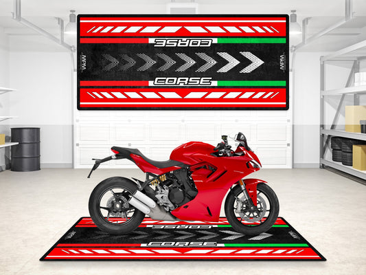 MPM Motorcycle Mat for Ducati Corse - MM7166 - Howling Moto
