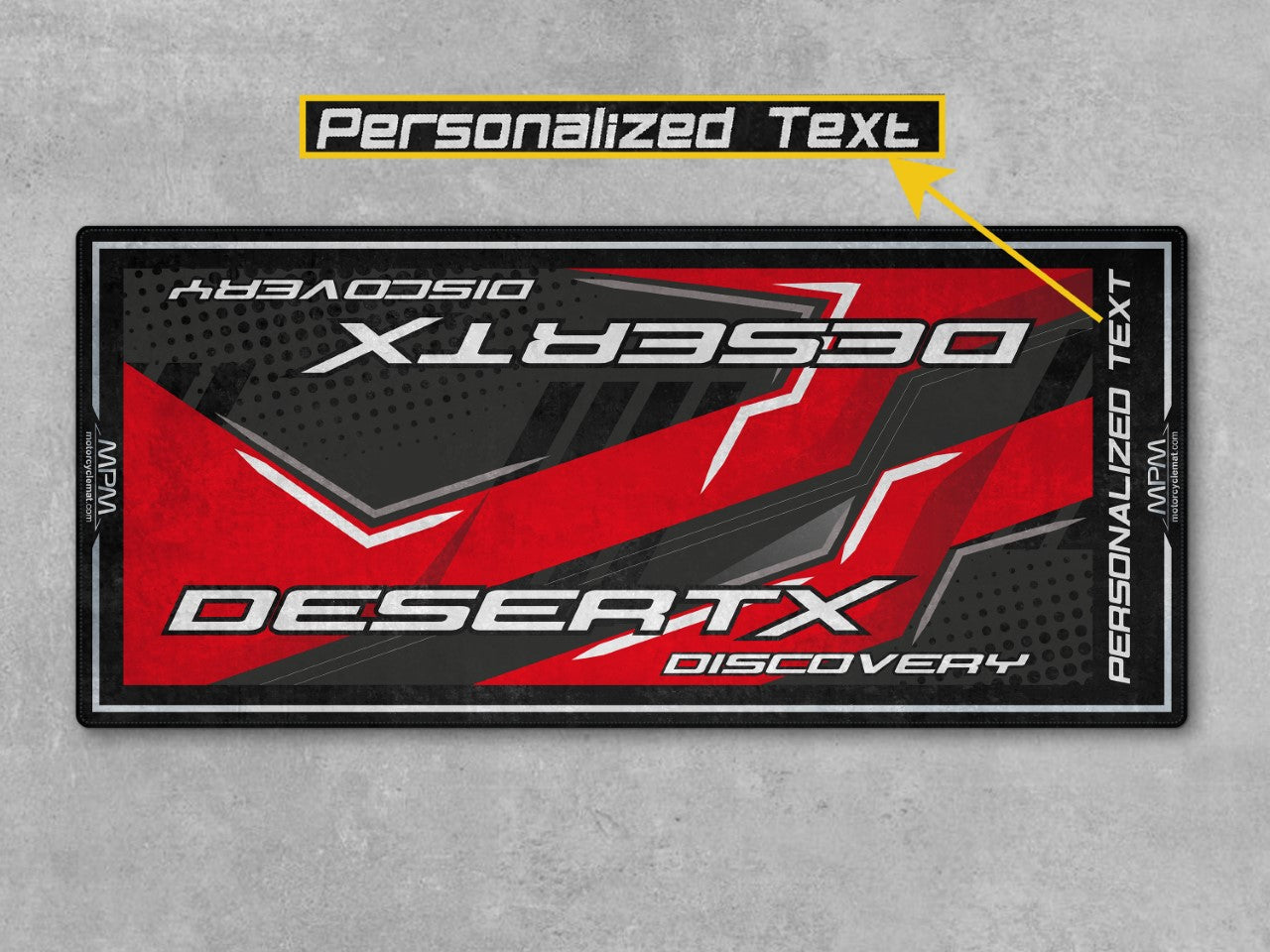 Motorcycle Mat for Ducati DesertX Discovery Motorcycle - MM4103 - Howling Moto