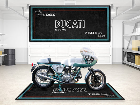 MPM Motorcycle Mat for Ducati Desmo 750 Super Sport - MM7222 - Howling Moto