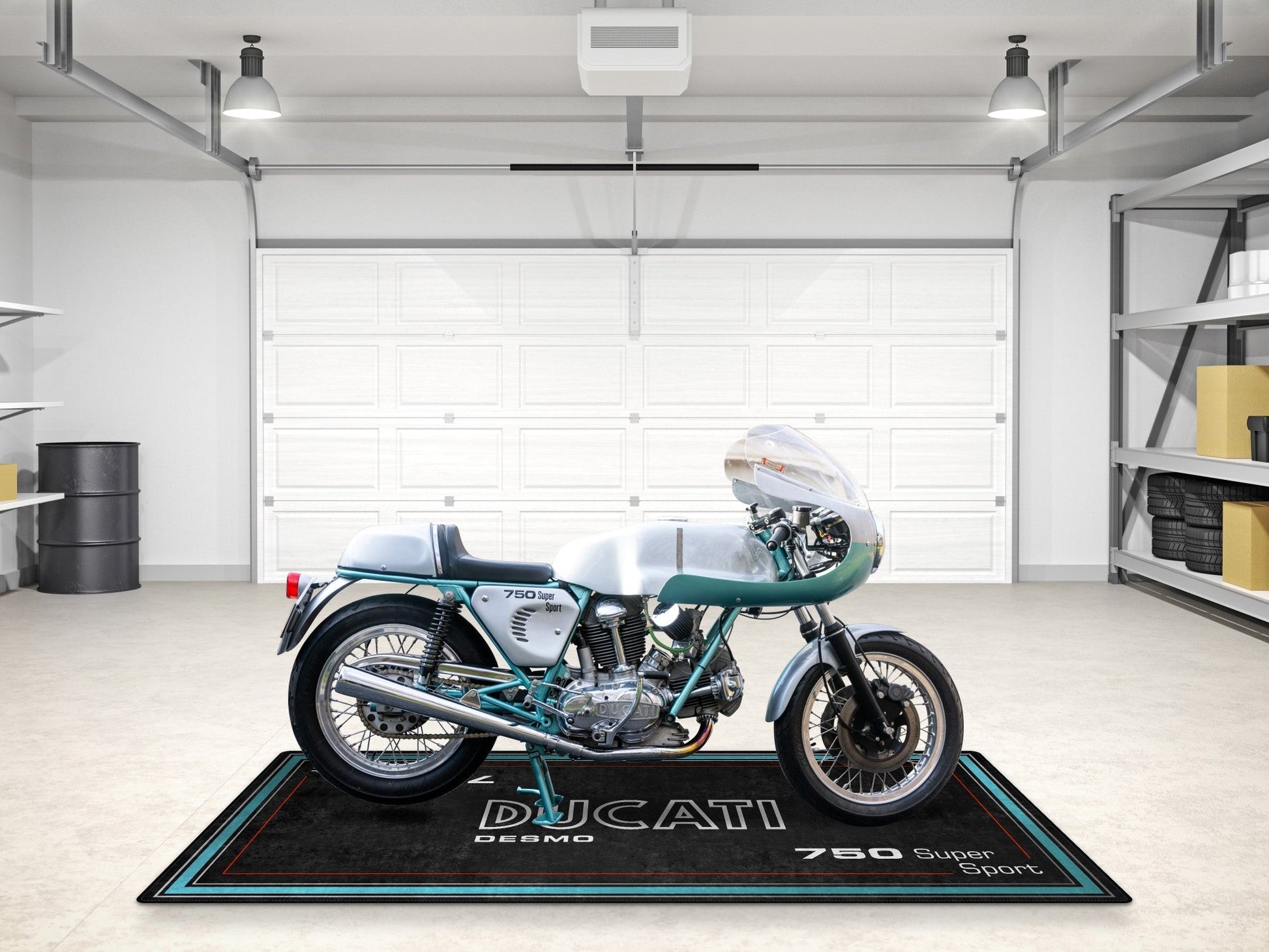MPM Motorcycle Mat for Ducati Desmo 750 Super Sport - MM7222 - Howling Moto