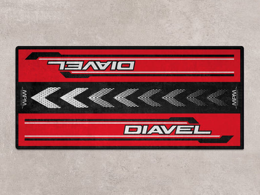 Designed Pit Mat for Ducati DIAVEL Motorcycle - MM7169 - Howling Moto