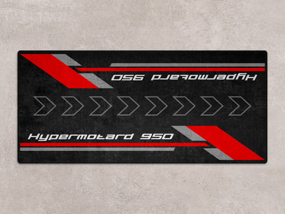 Designed Pit Mat for Ducati Hypermotard 950 Motorcycle - MM7178 - Howling Moto