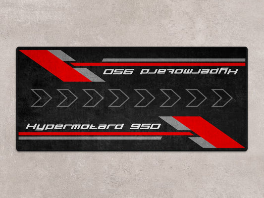 Designed Pit Mat for Ducati Hypermotard 950 Motorcycle - MM7178 - Howling Moto