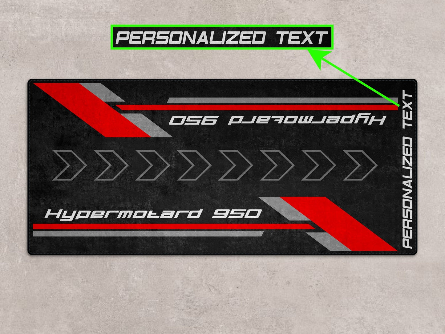 Designed Pit Mat for Ducati Hypermotard 950 Motorcycle - MM7178 - Howling Moto