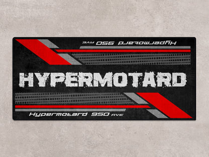 Designed Pit Mat for Ducati Hypermotard 950 RVE Motorcycle - MM7179 - Howling Moto