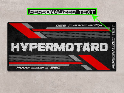 Designed Pit Mat for Ducati Hypermotard 950 RVE Motorcycle - MM7179 - Howling Moto