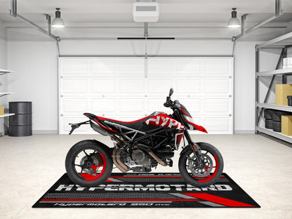 Designed Pit Mat for Ducati Hypermotard 950 RVE Motorcycle - MM7179 - Howling Moto