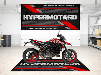 MPM Motorcycle Mat for Ducati Hypermotard 950 RVE - MM7179 - Howling Moto
