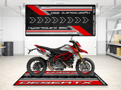 Designed Pit Mat for Ducati Hypermotard 950 SP Motorcycle - MM7257 - Howling Moto