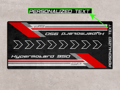 Designed Pit Mat for Ducati Hypermotard 950 SP Motorcycle - MM7257 - Howling Moto