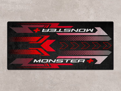 Designed Pit Mat for Ducati Monster + Plus Motorcycle - MM7195 - Howling Moto