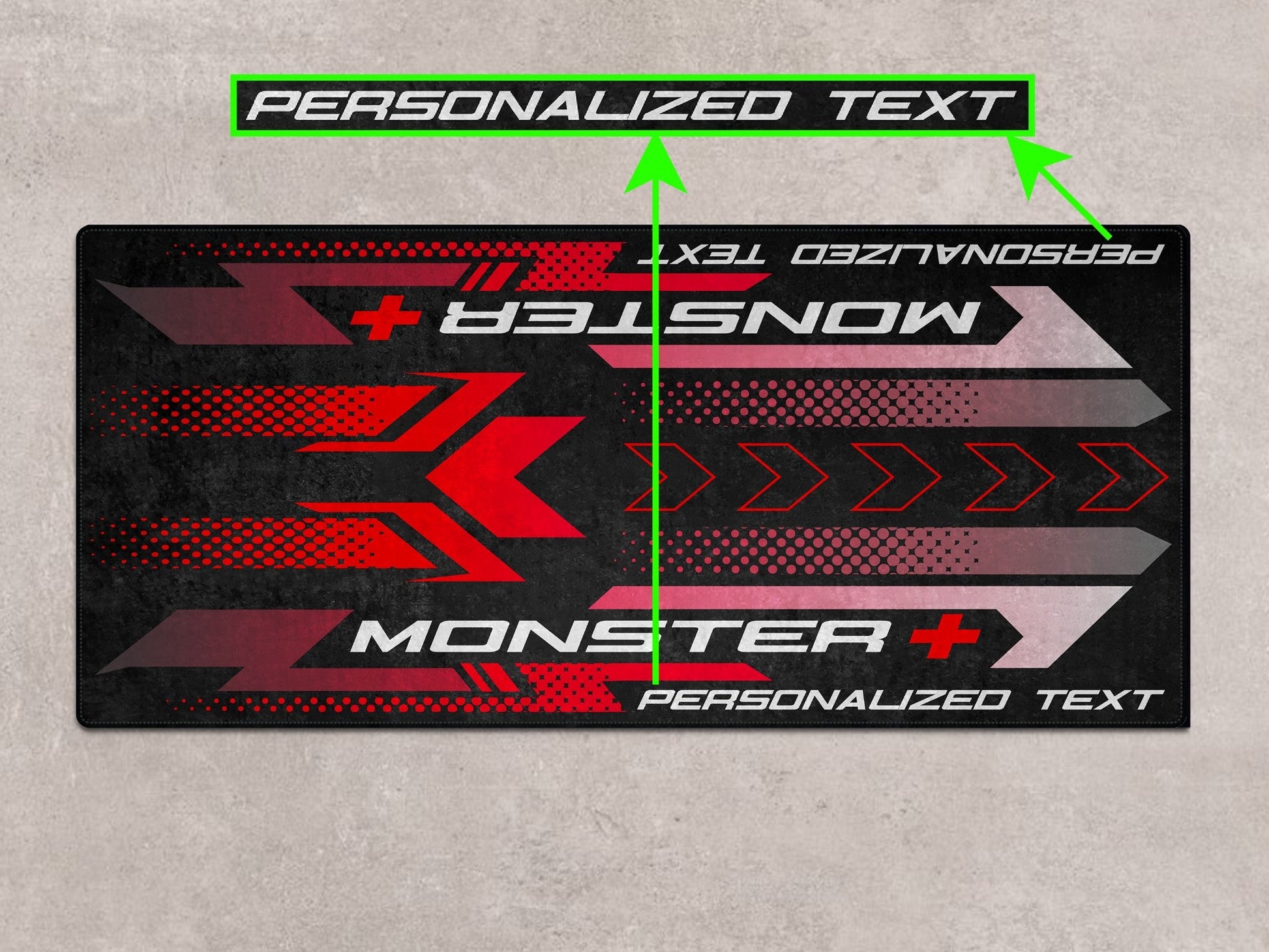 Designed Pit Mat for Ducati Monster + Plus Motorcycle - MM7195 - Howling Moto