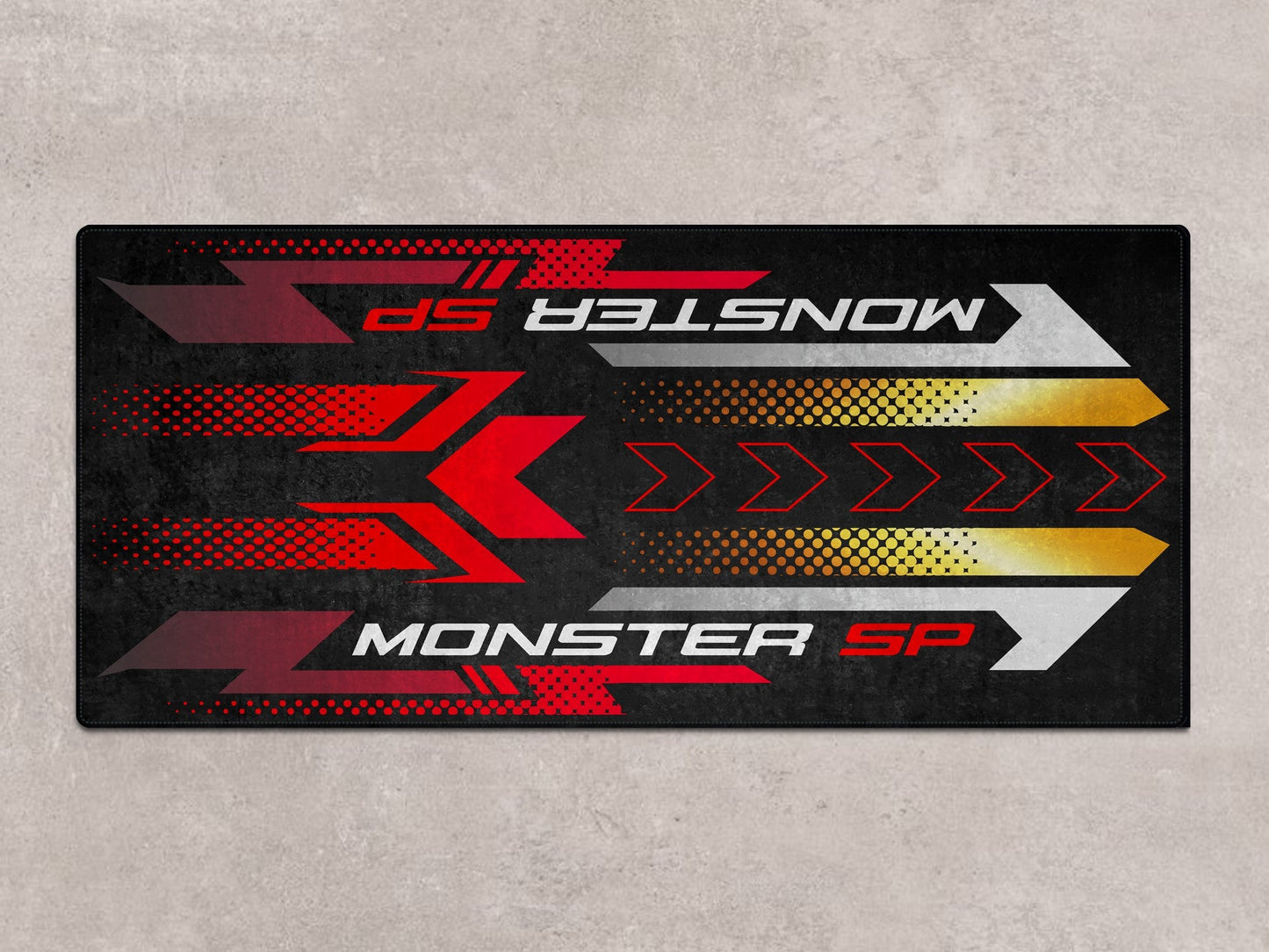 Designed Pit Mat for Ducati Monster SP Motorcycle - MM7196 - Howling Moto