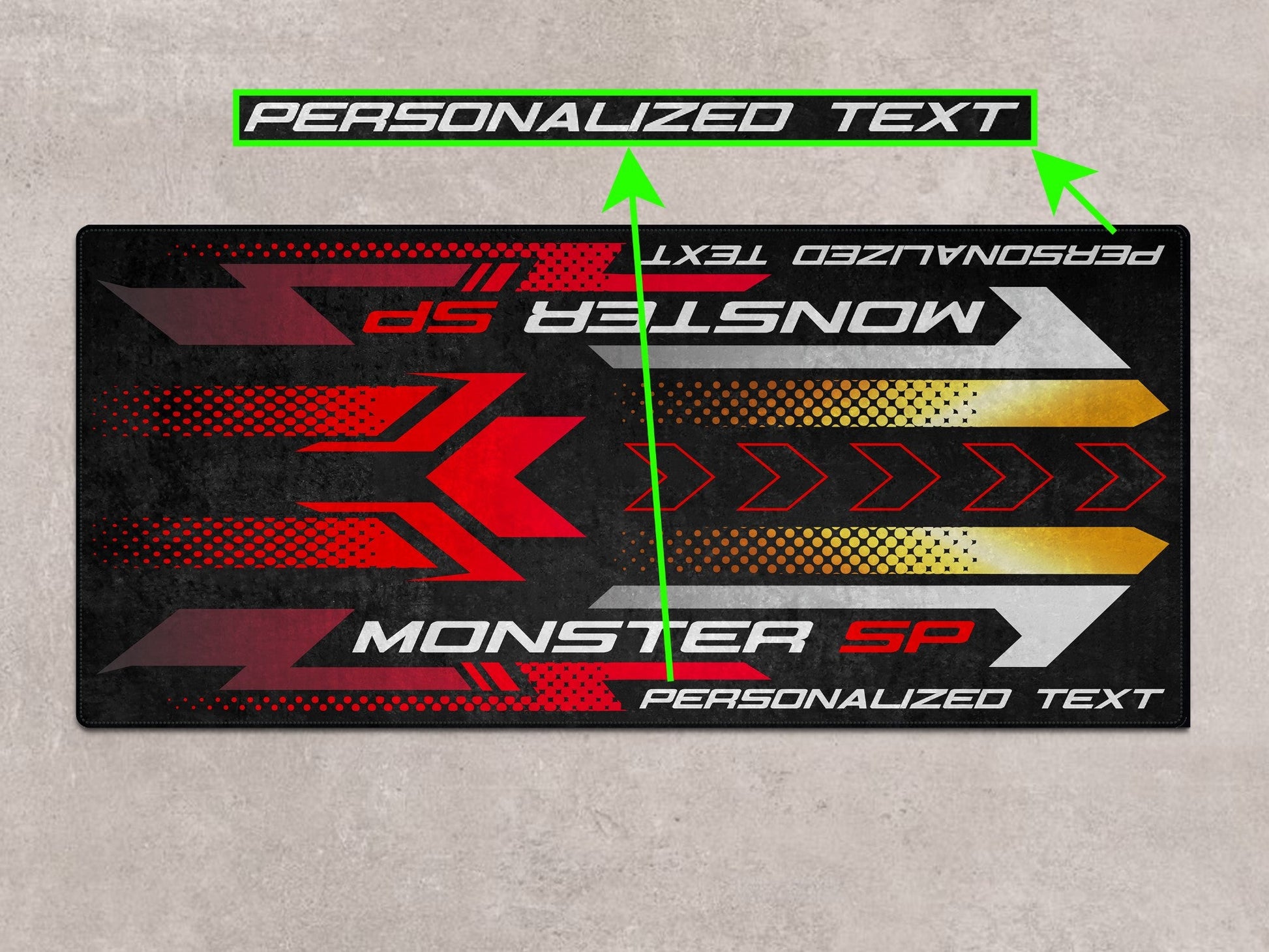 Designed Pit Mat for Ducati Monster SP Motorcycle - MM7196 - Howling Moto