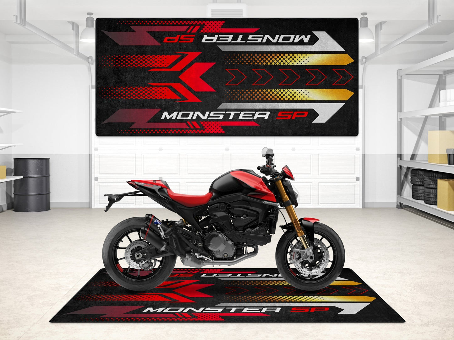 MPM Motorcycle Mat for Ducati Monster SP - MM7196 - Howling Moto