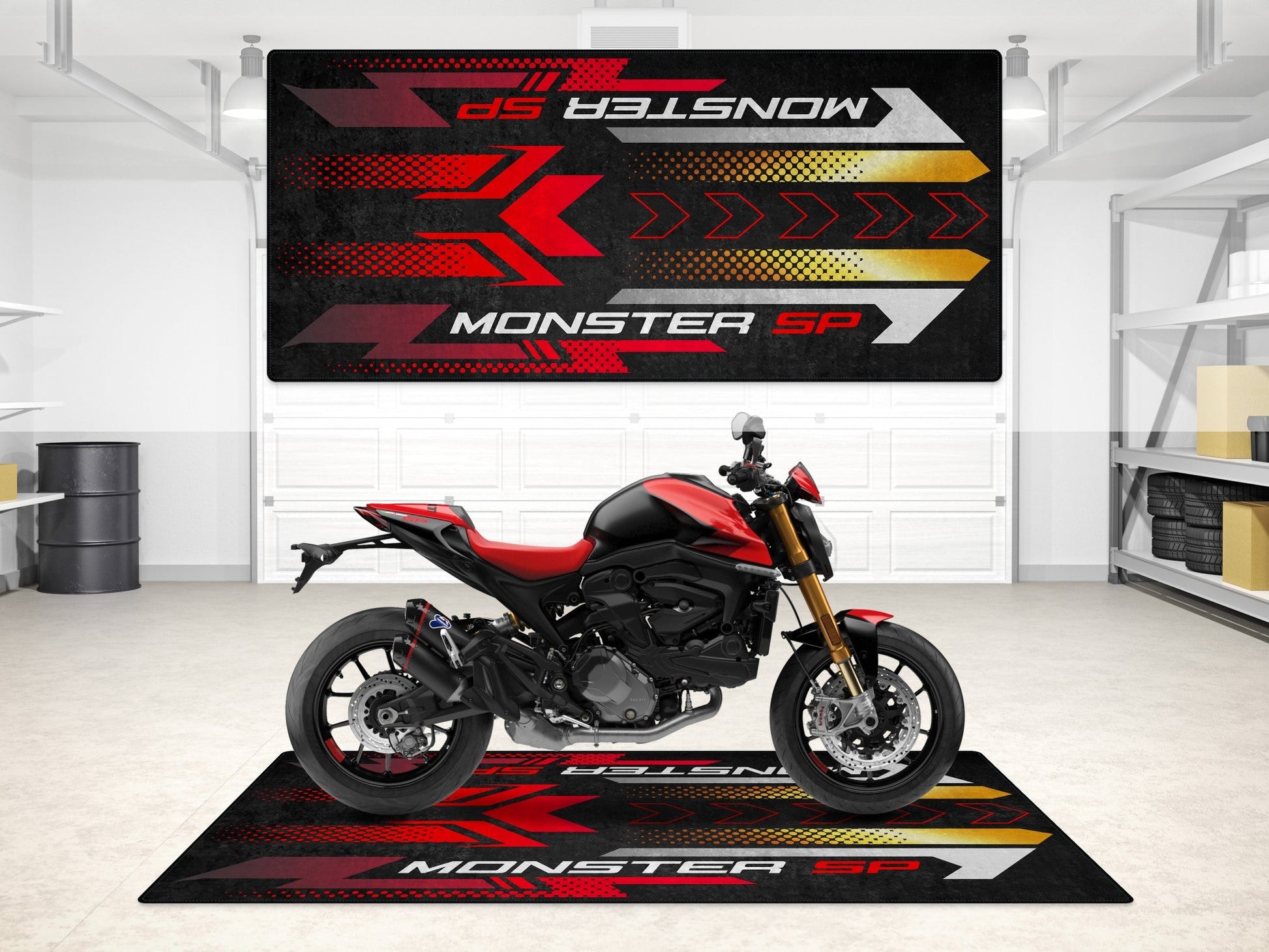 MPM Motorcycle Mat for Ducati Monster SP - MM7196 - Howling Moto