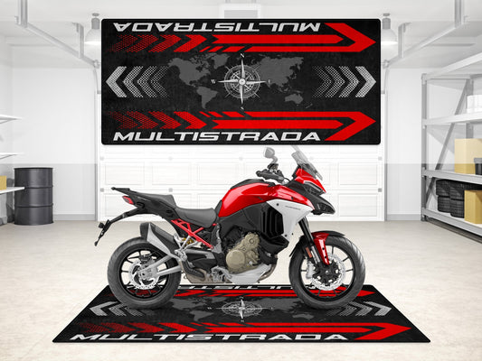MPM Motorcycle Mat for Ducati Multistrada - MM7177 - Howling Moto