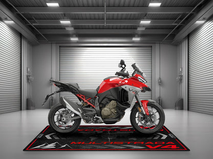 Motorcycle Mat for Ducati Multistrada V4 Motorcycle - MM4109 - Howling Moto