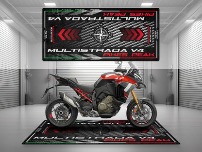 MPM Motorcycle Mat for Ducati Multistrada V4 Pikes Peak - MM4113 - Howling Moto