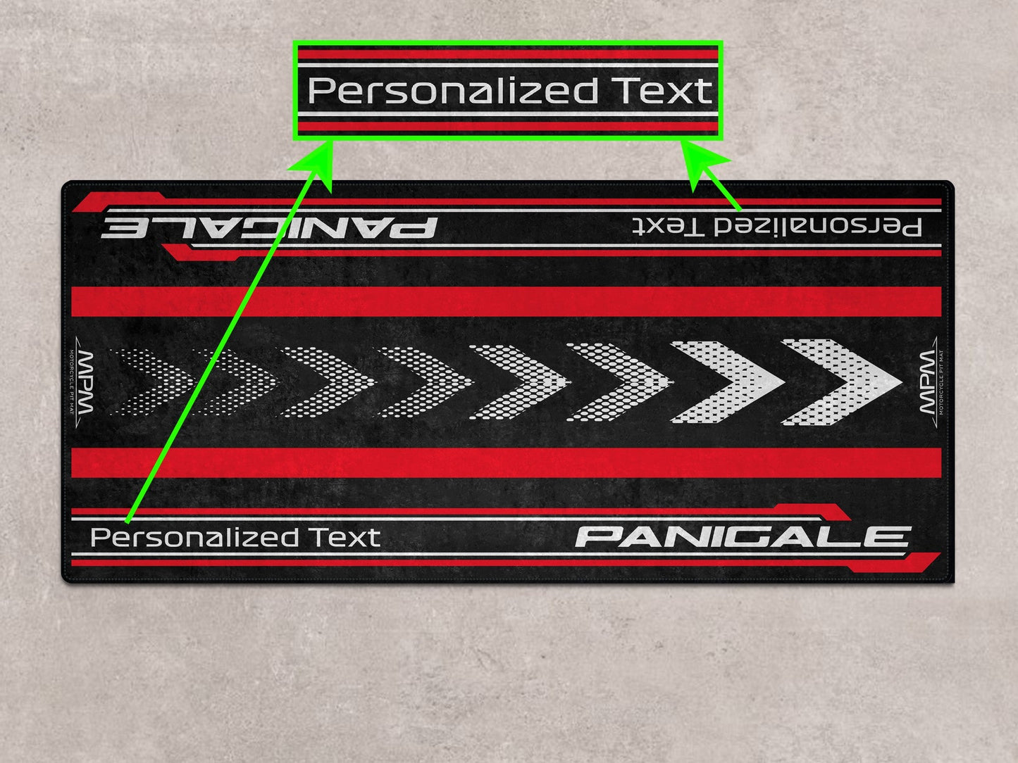 Designed Pit Mat for Ducati Panigale Motorcycle - MM7181 - Howling Moto
