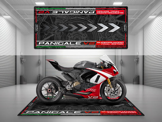 MPM Motorcycle Mat for Ducati Panigale V2 Superquadro Final Edition - MM4108 - Howling Moto
