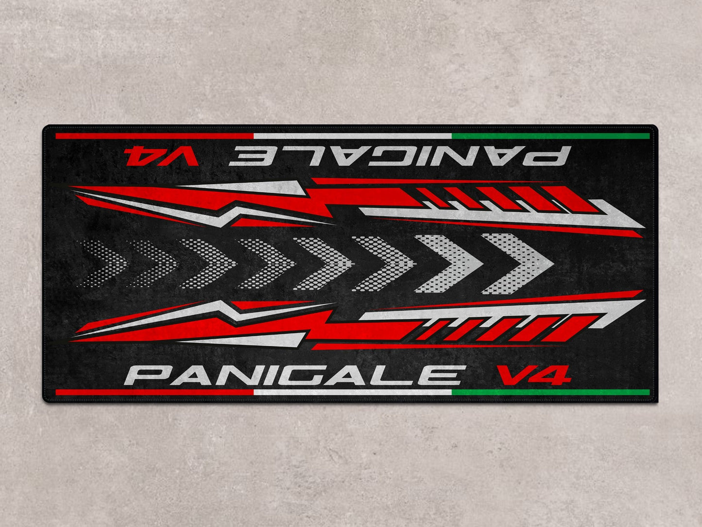 Designed Pit Mat for Ducati Panigale V4 Motorcycle - MM7187 - Howling Moto