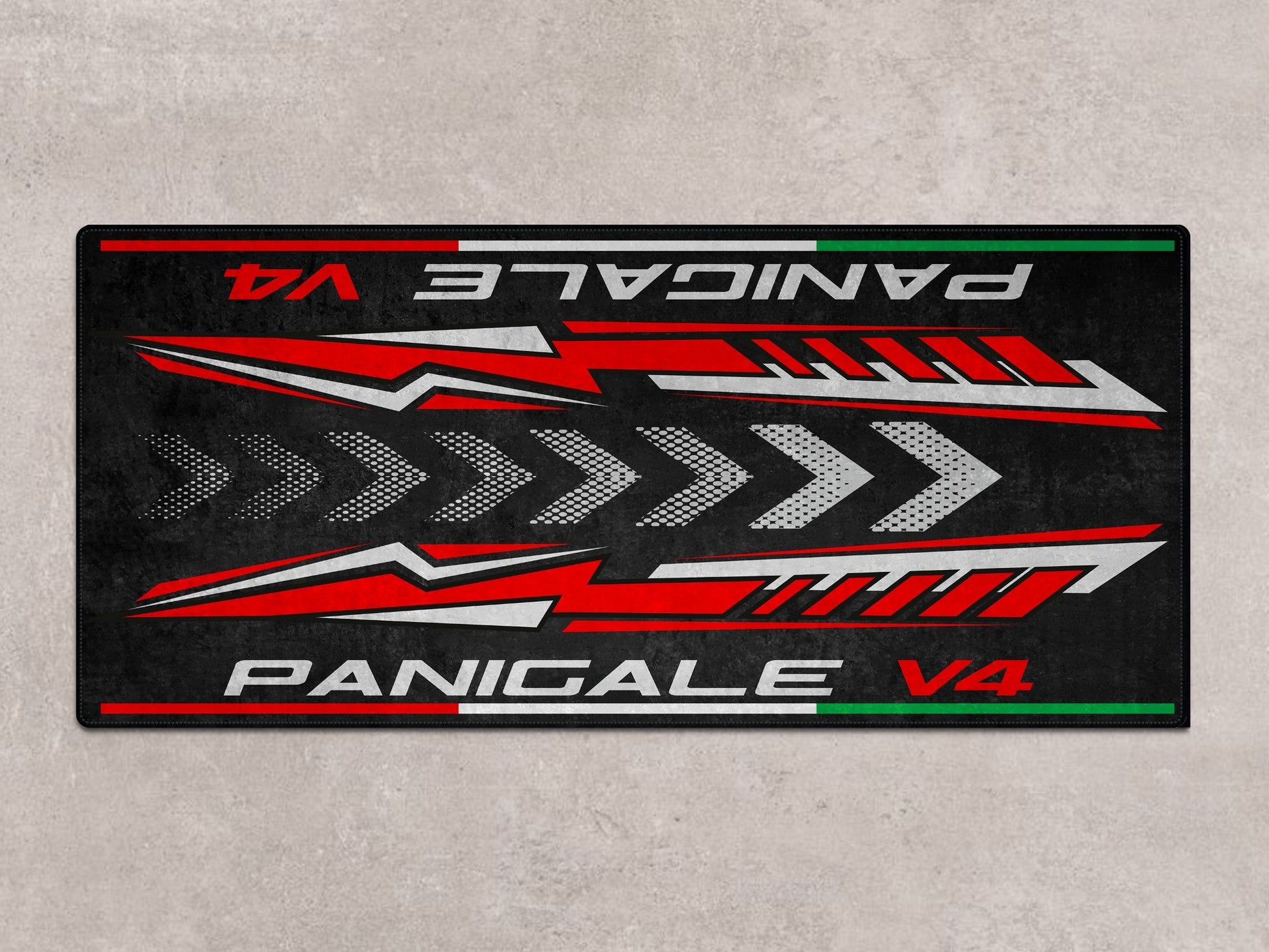 Designed Pit Mat for Ducati Panigale V4 Motorcycle - MM7187 - Howling Moto