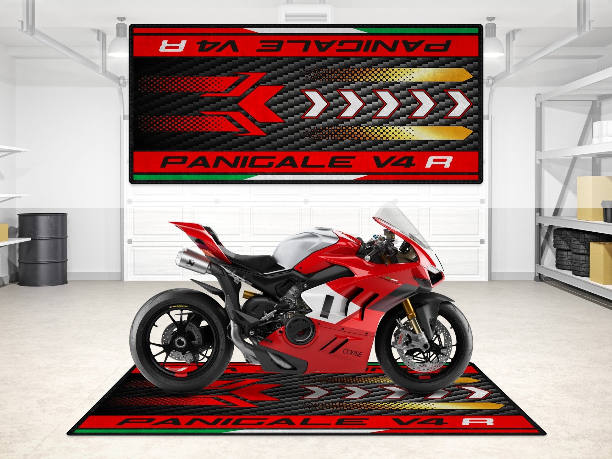MPM Motorcycle Mat for Ducati Panigale V4 R - MM7189 - Howling Moto