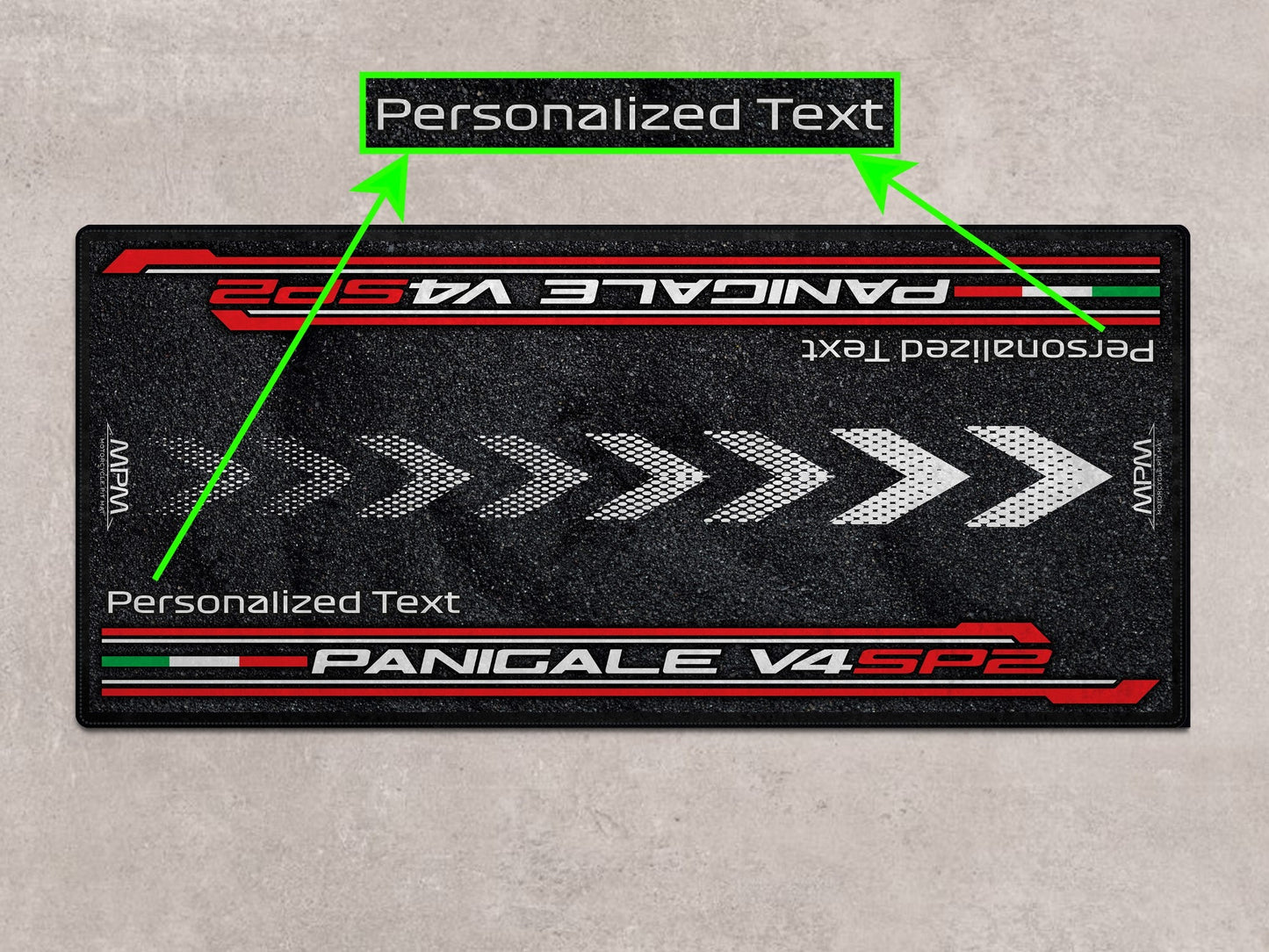 Designed Pit Mat for Ducati Panigale V4SP2 Motorcycle - MM7190 - Howling Moto