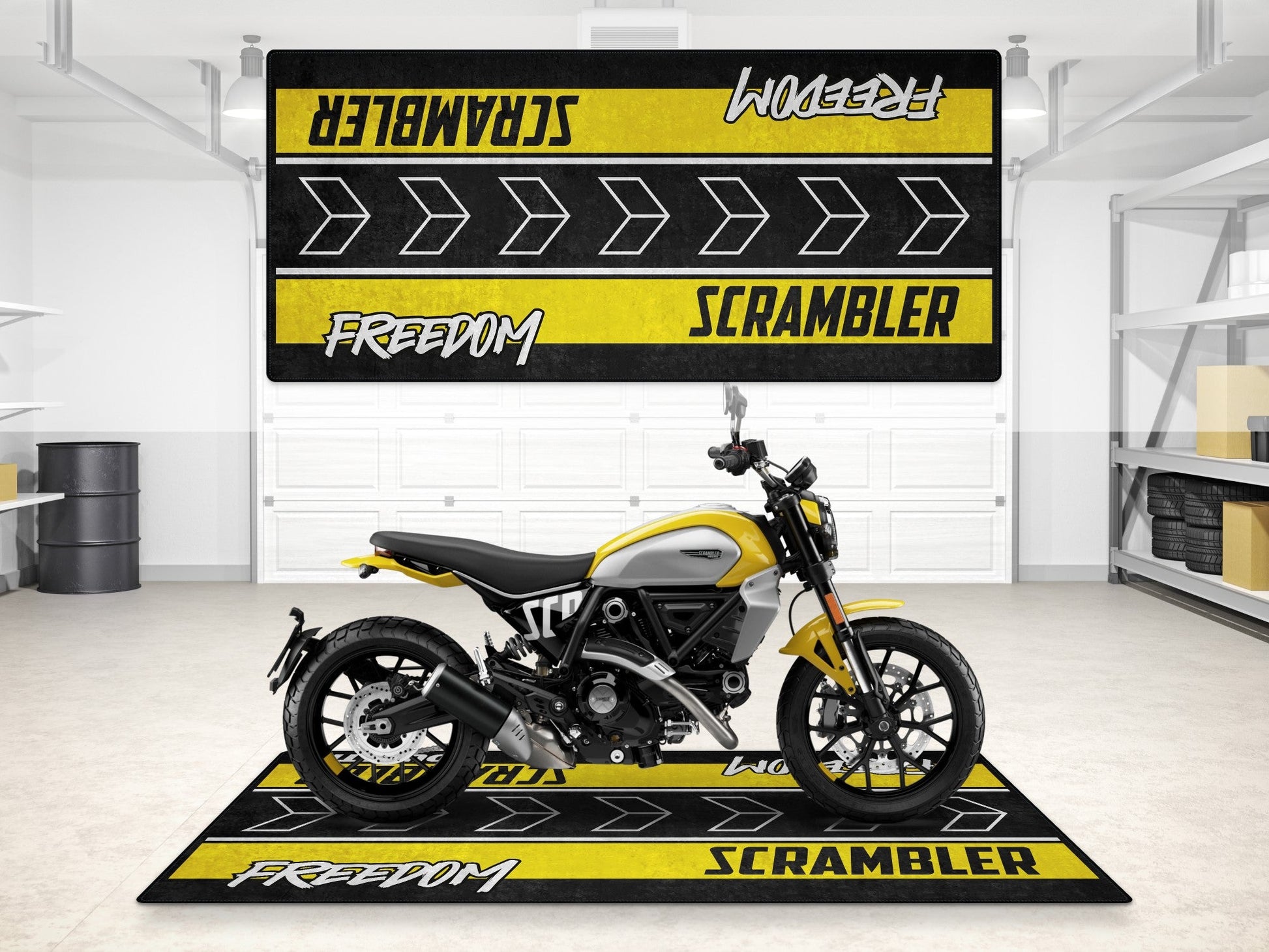 MPM Motorcycle Mat for Ducati Scrambler - MM7246 - Howling Moto