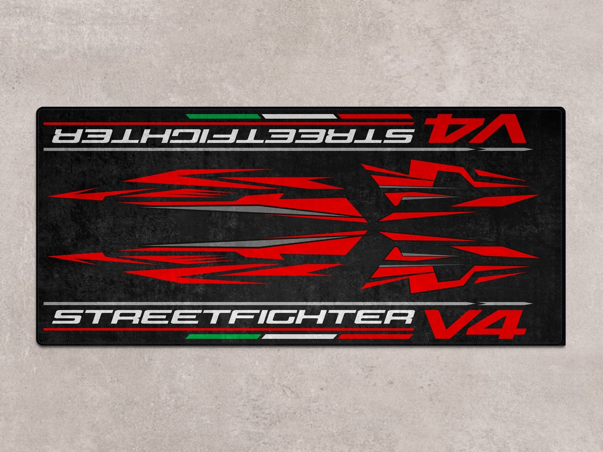 Designed Pit Mat for Ducati Streetfighter V4 Motorcycle - MM7259 - Howling Moto