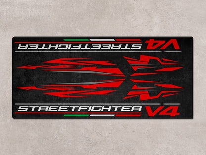 Designed Pit Mat for Ducati Streetfighter V4 Motorcycle - MM7259 - Howling Moto