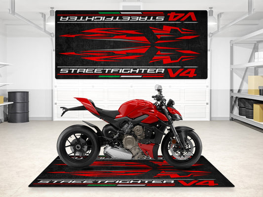 MPM Motorcycle Mat for Ducati Streetfighter V4 - MM7259 - Howling Moto