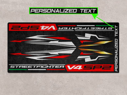 Designed Pit Mat for Ducati Streetfighter V4 SP2 Motorcycle - MM7261 - Howling Moto