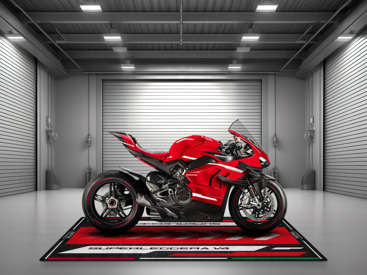 Motorcycle Mat for Ducati Superleggera V4 Motorcycle - MM4117 - Howling Moto
