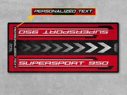 Motorcycle Mat for Ducati Supersport 950 Motorcycle - MM4118 - Howling Moto