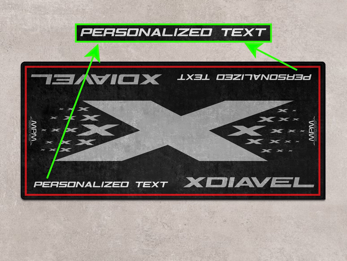Designed Pit Mat for Ducati XDIAVEL Motorcycle - MM7173 - Howling Moto